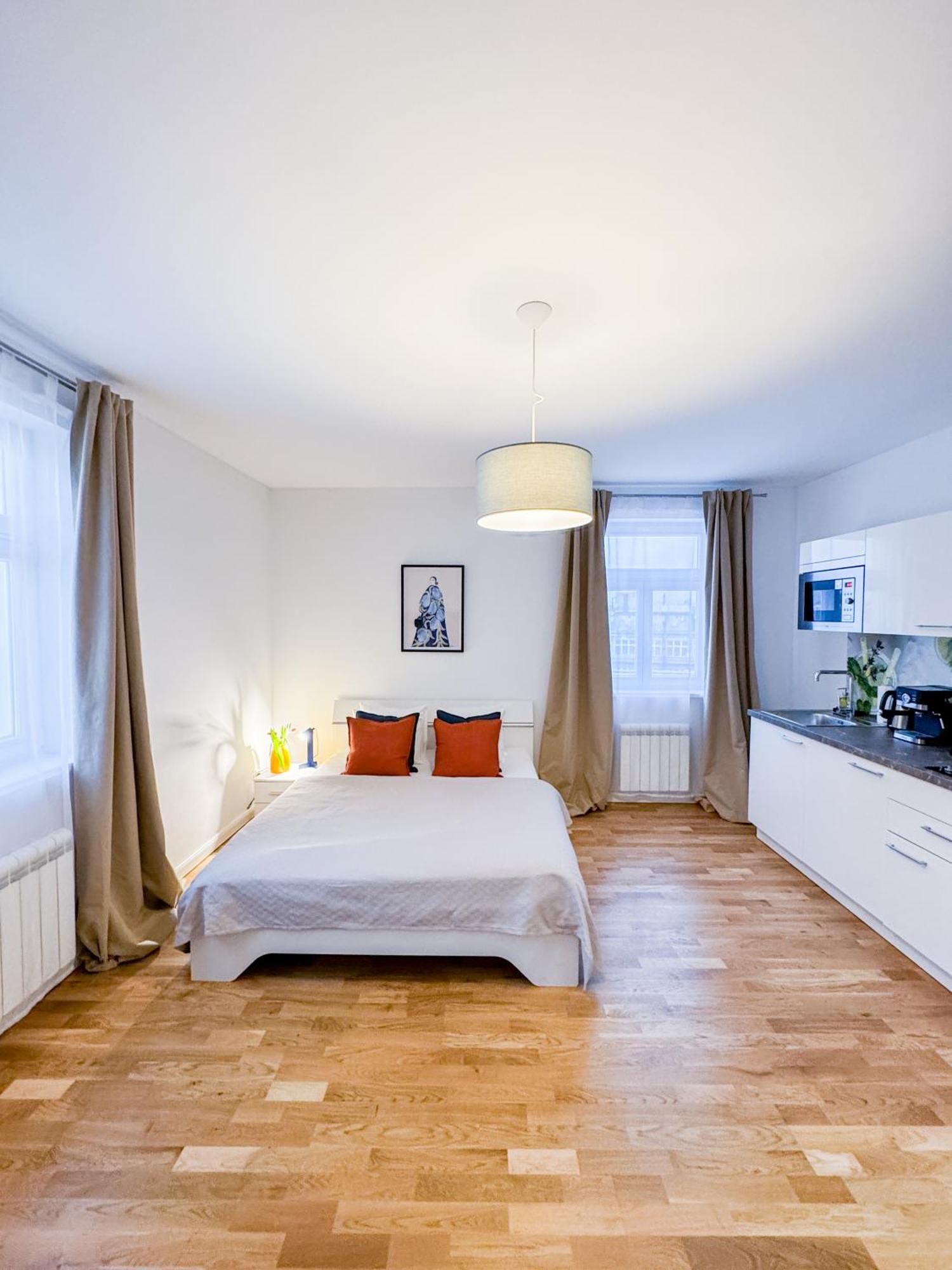Turnkey I Wenceslas Square Apartments Prag Værelse billede